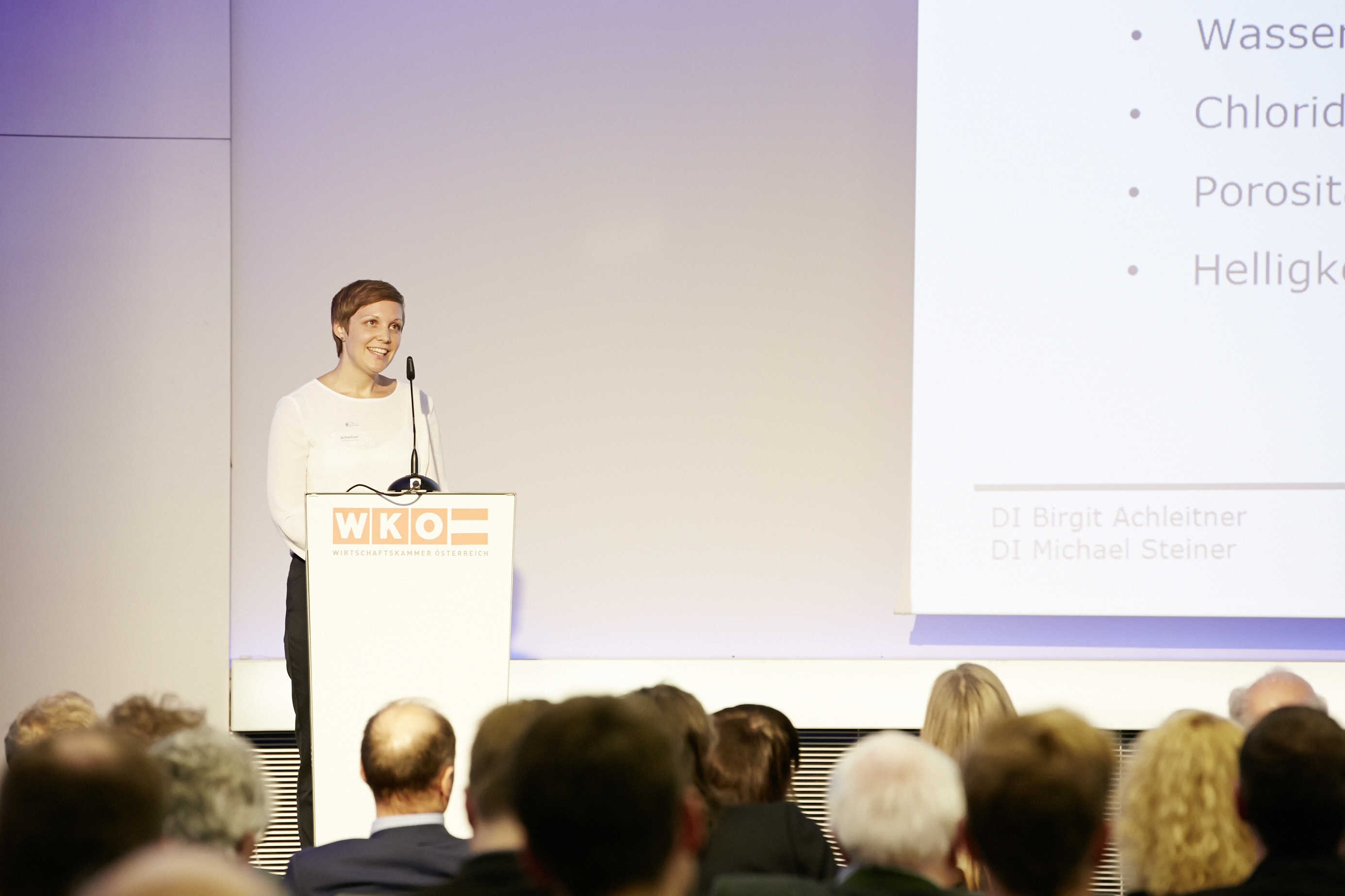 Vortrag - Kolloquium für Forschung, Entwicklung für Zement und Beton © Thomas Schwentner