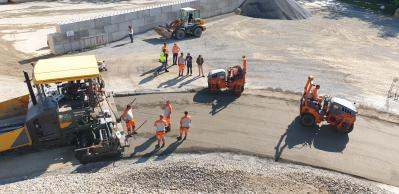 Forschungsprojekt EcoRoads Walzbeton: Leyrer + Graf ist